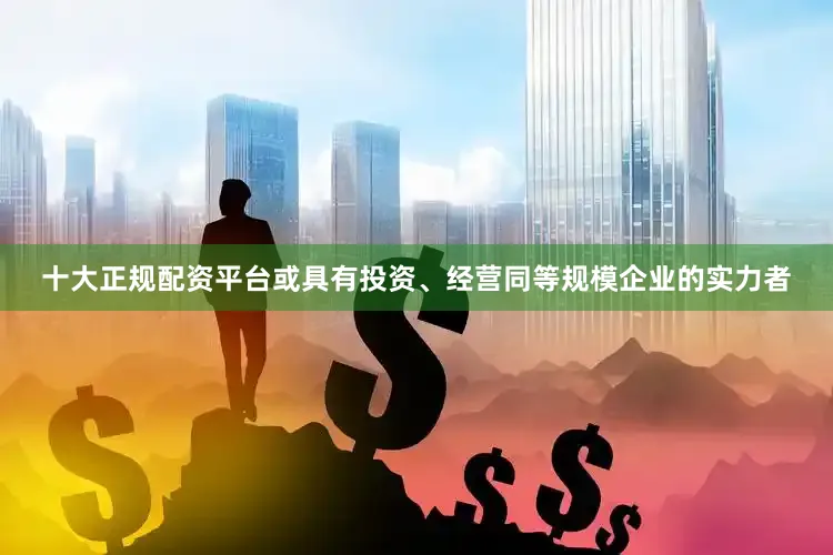 十大正规配资平台或具有投资、经营同等规模企业的实力者