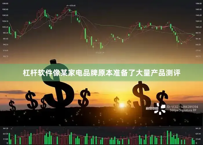 杠杆软件像某家电品牌原本准备了大量产品测评